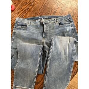 Old Navy Jeans Mud Rise Rockstar Super Skinny Size 18 Brand New